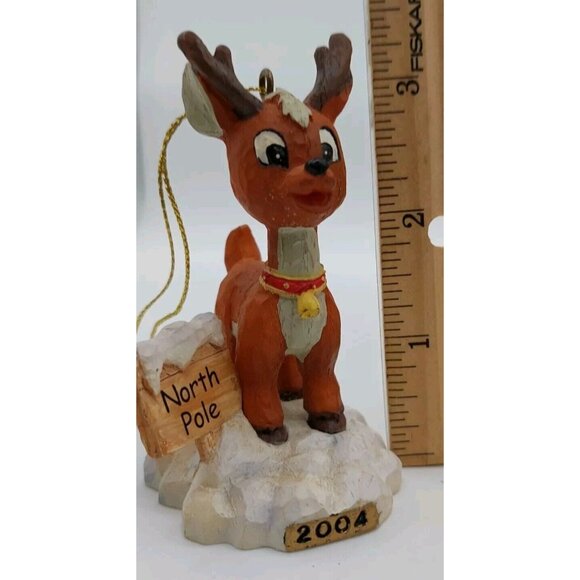 Rudolph The Red Nose Reindeer Marathon 2004 Series 4 Christmas Ornament 3 1/2" - Picture 6 of 6